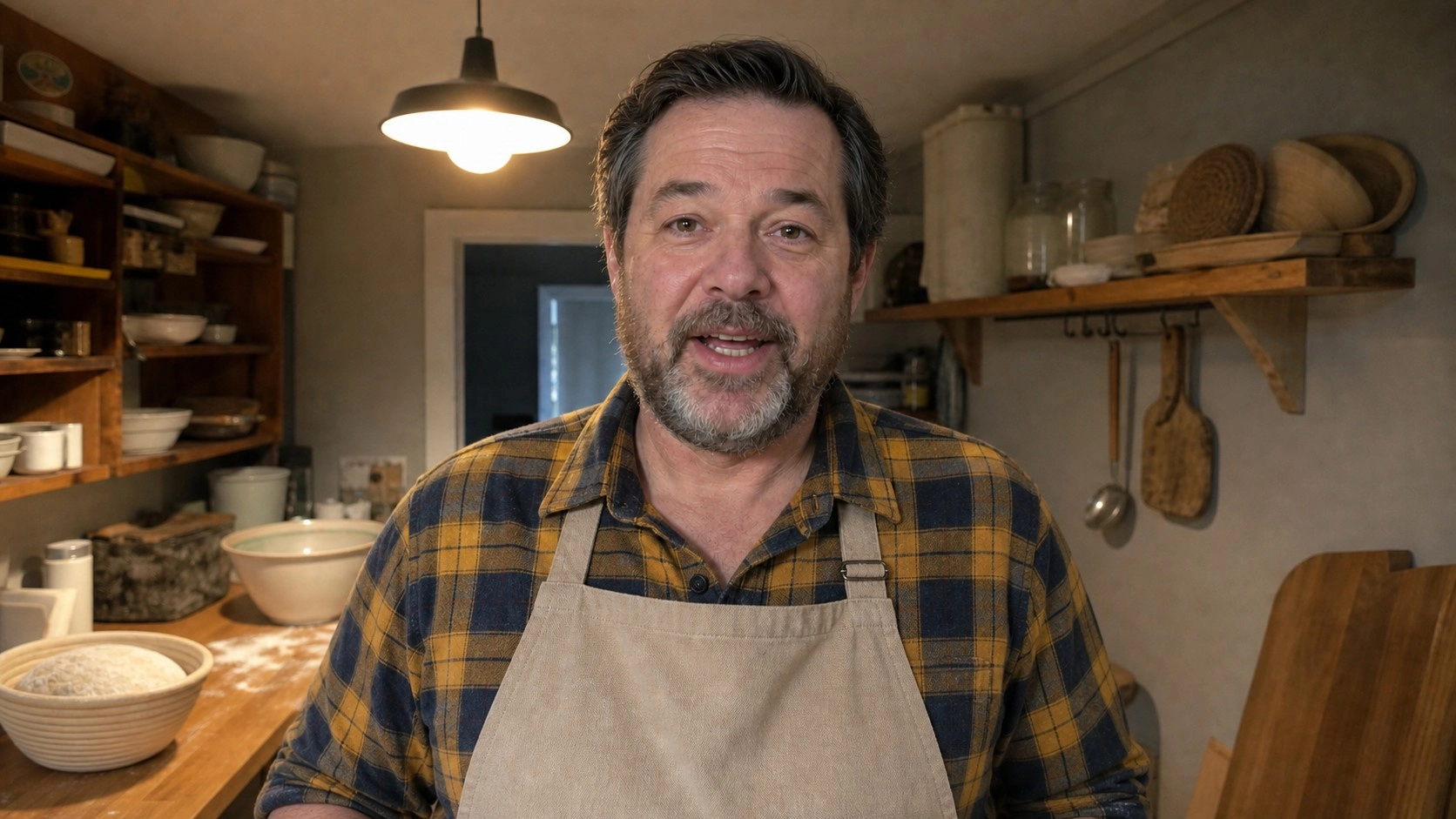 Graham Mercer, retired baker and author of Read the Dough